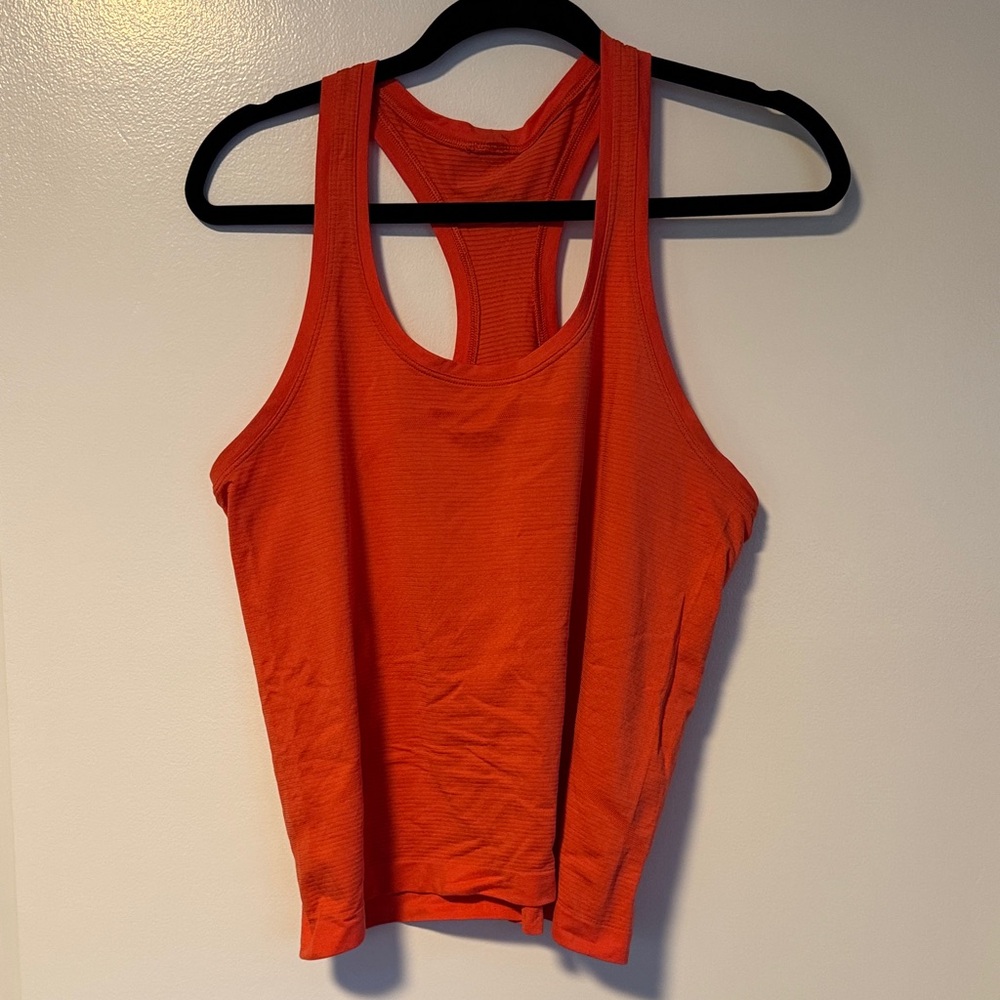 lululemon athletica Vibrant Orange Tank Top